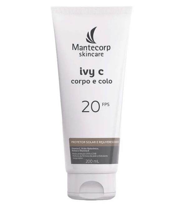 Rejuvenescedor corporal Ivy C Corpo e Colo Mantecorp 200ml
